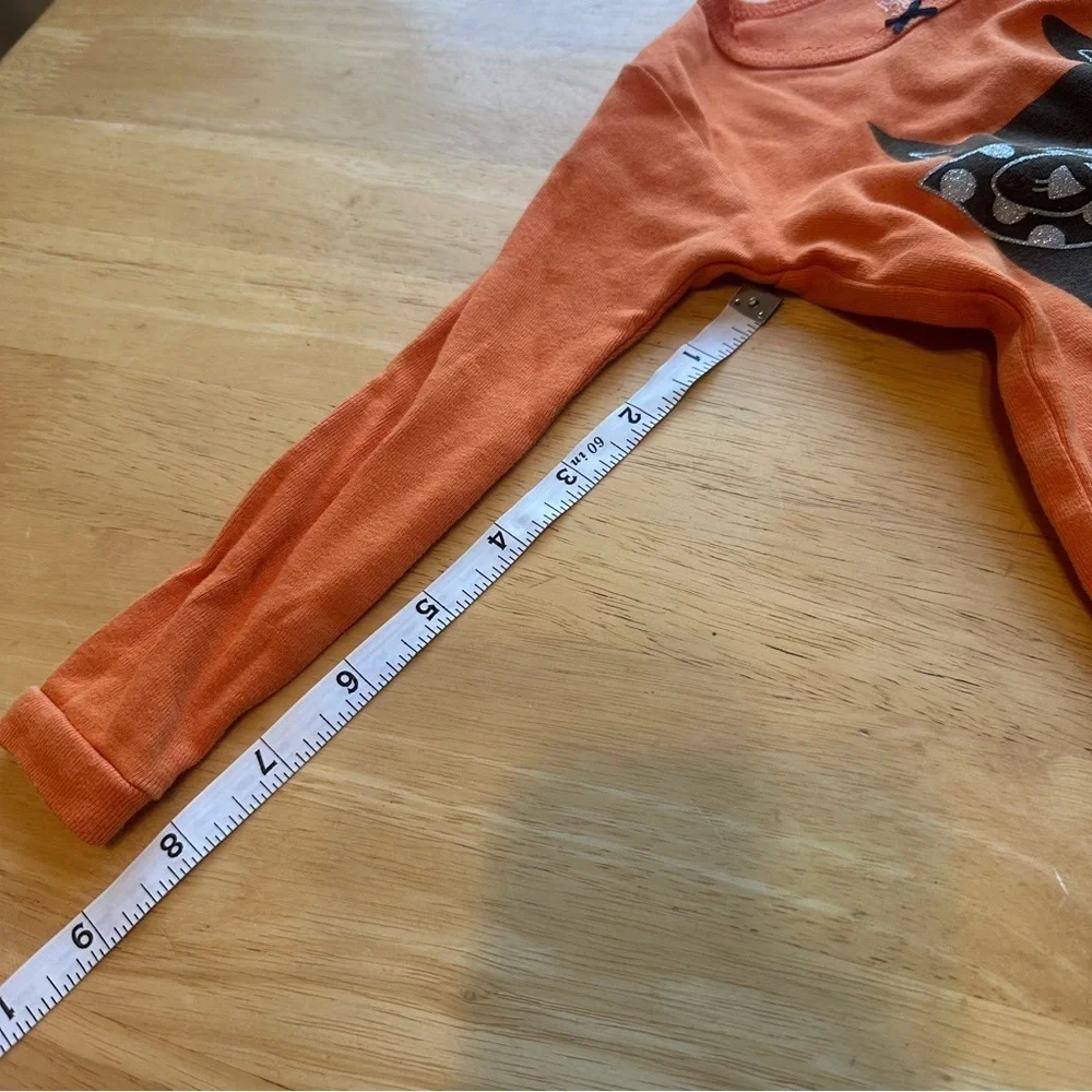 Carter’s Just One You Orange Halloween Black Cat Pumpkin Top 18M